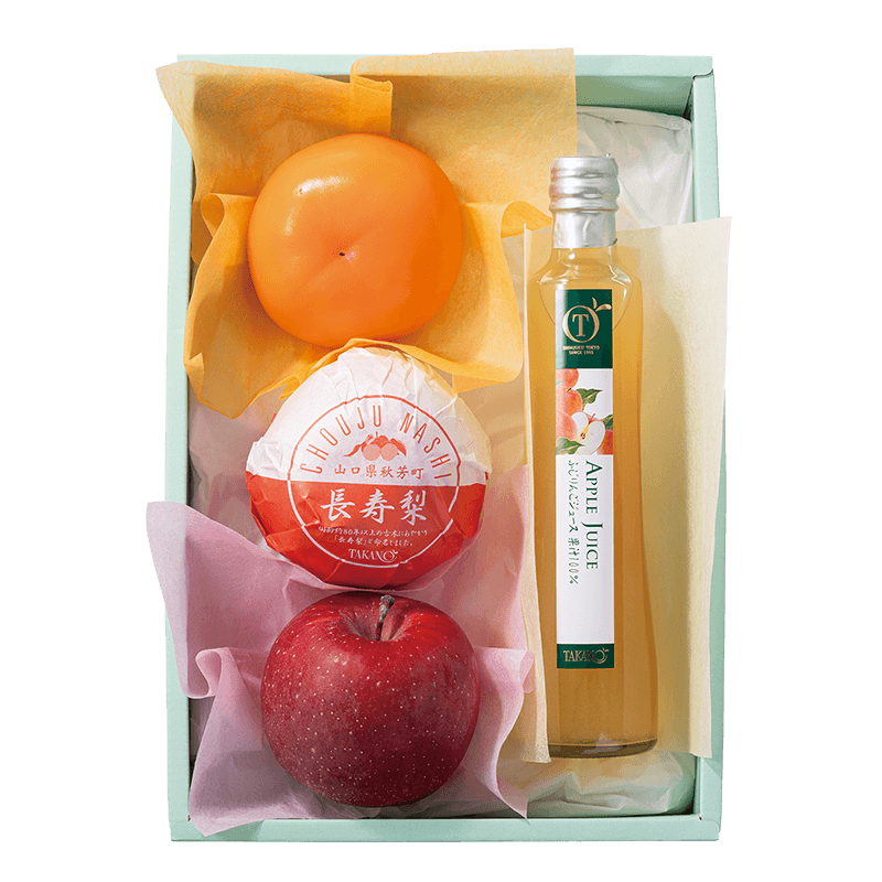 Thanksギフト 長寿梨&ジュースセット
